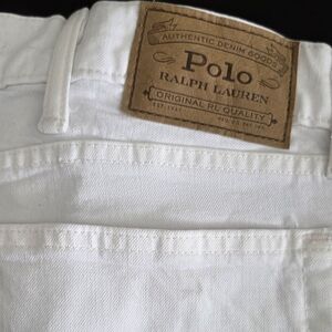 Polo by Ralph Lauren Men's Classic White Jeans